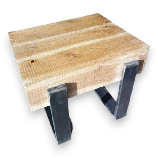 Handmade Oak TV Console - Triple Beam