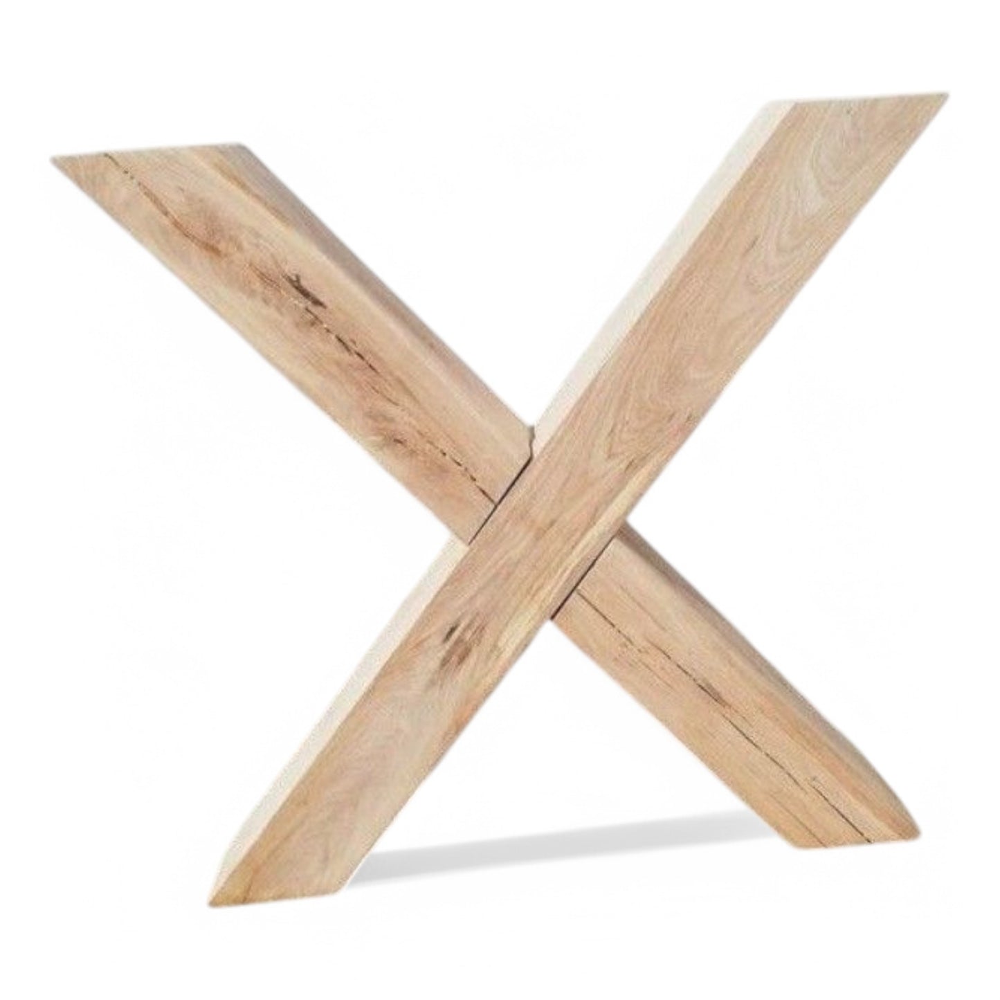 Handmade Wooden Table Legs X shape - 10x10cm