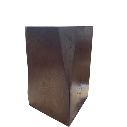 Handmade Wooden Oak Block Decor - Large