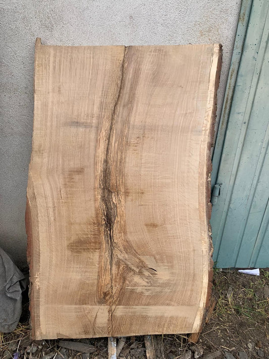 Dřevěný monolit z dubu 120x70x5 cm, ideální pro resinu, uložený za 5 let, domácí výroba