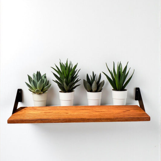 Handmade Shelf Straight Edge Thickness 2.5cm - Oiled