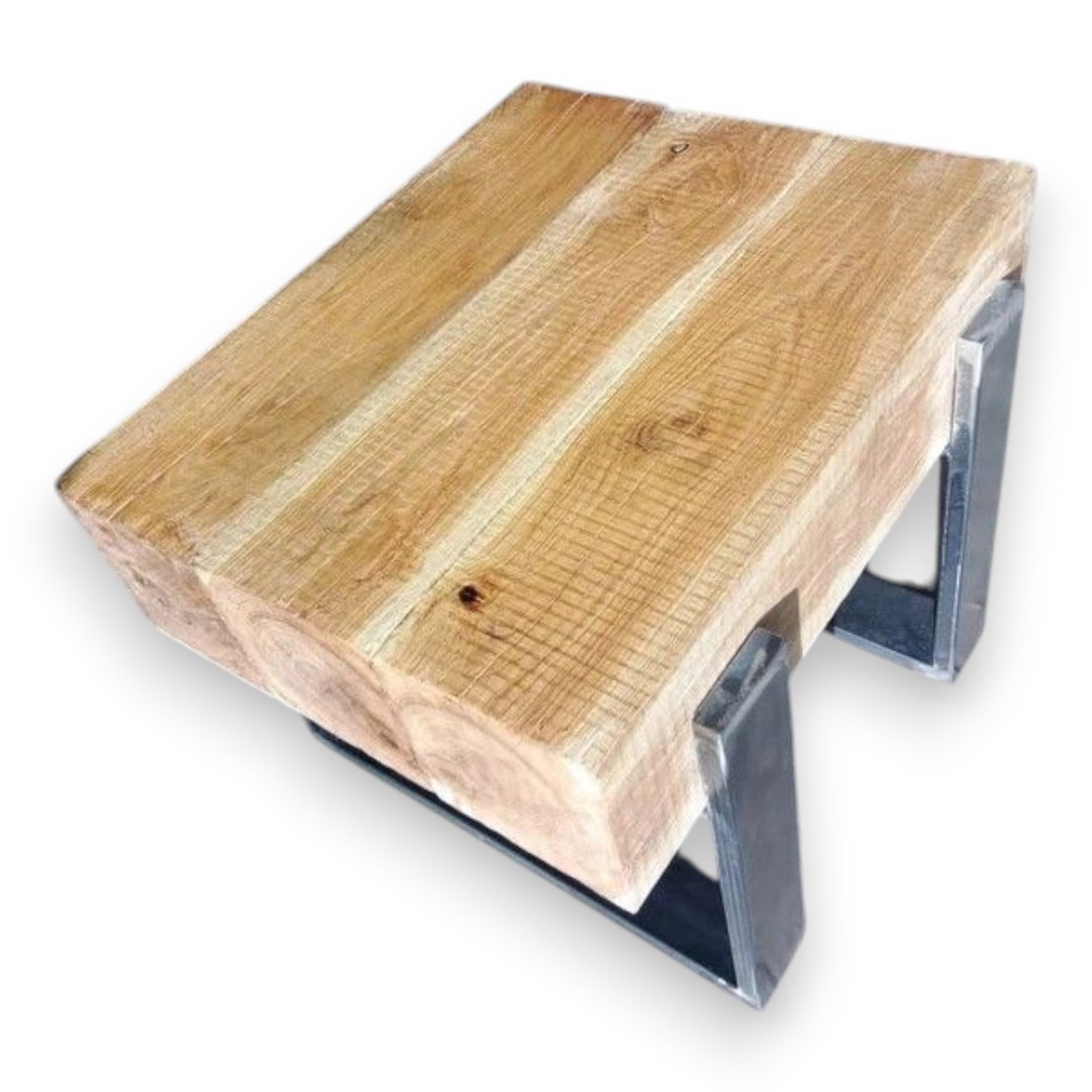 Handmade Oak TV Console - Triple Beam