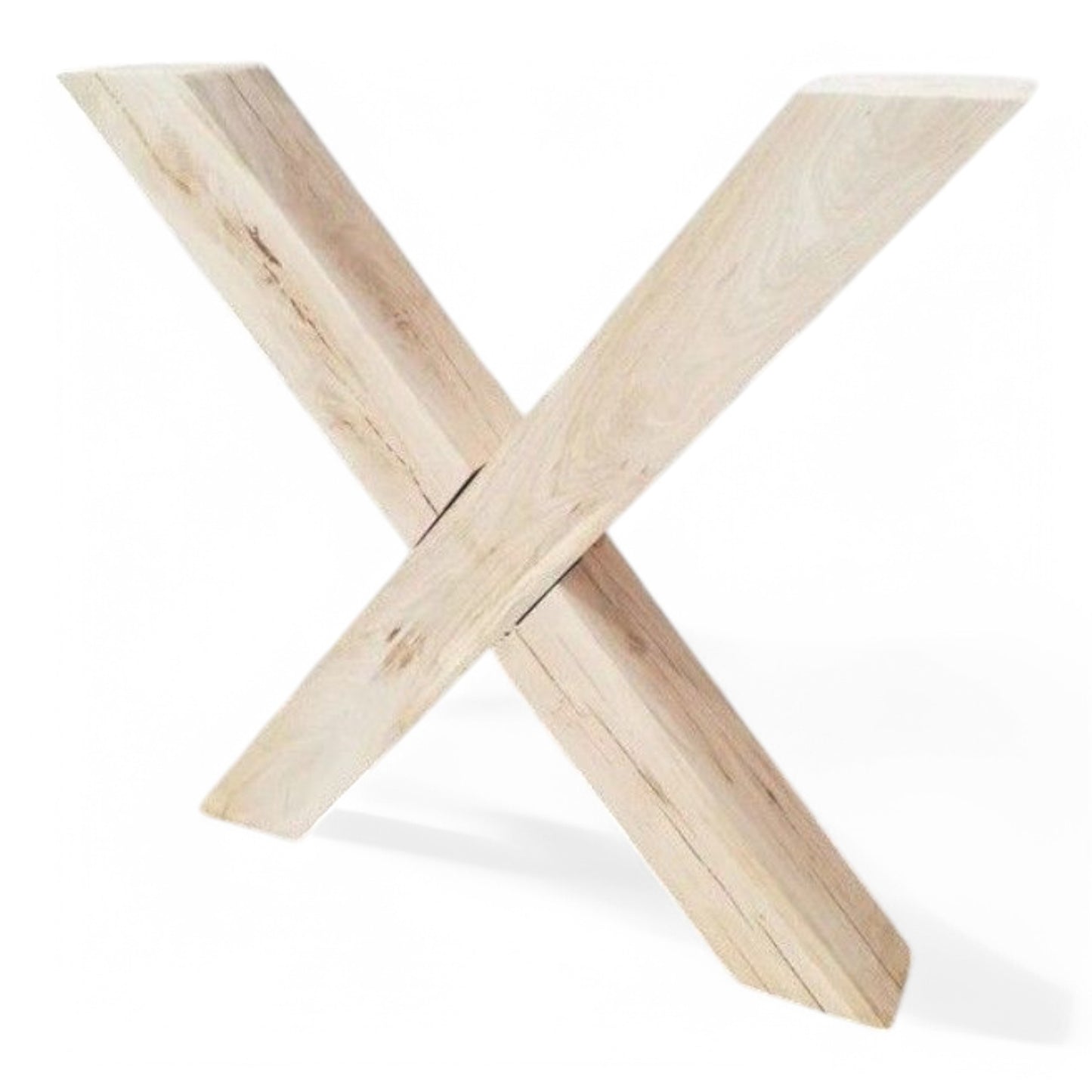 Handmade Wooden Table Legs X shape - 10x10cm