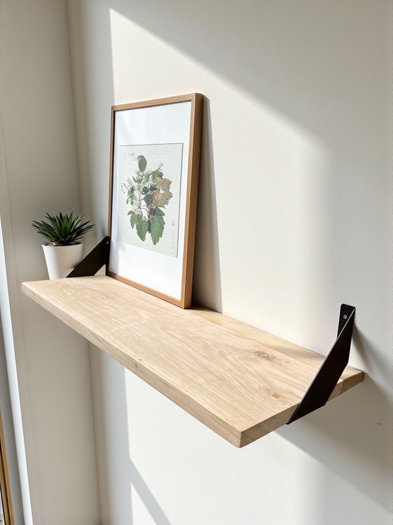 Handmade Shelf Straight Edge Thickness 4cm