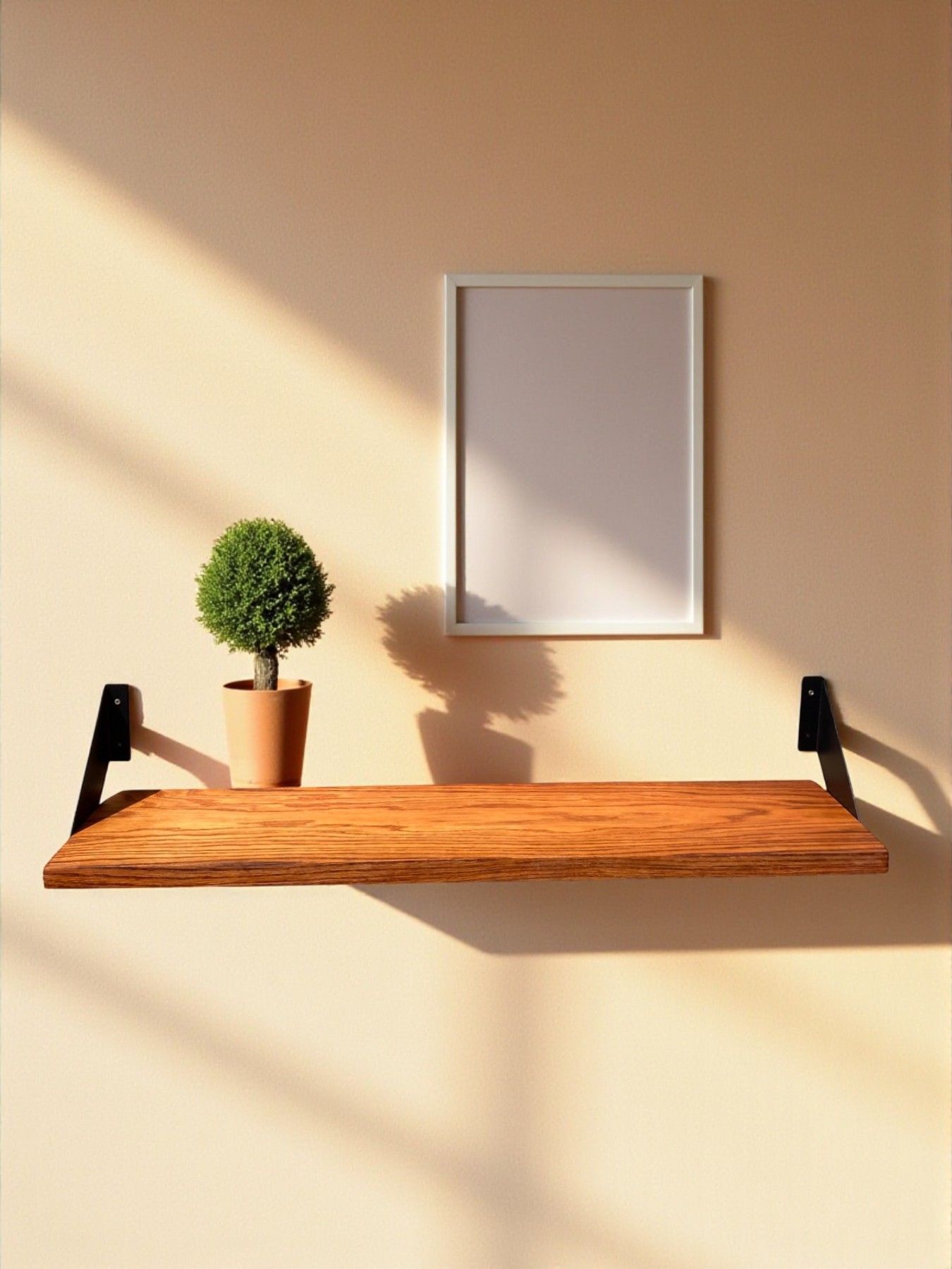 Handmade Shelf Straight Edge Thickness 4cm