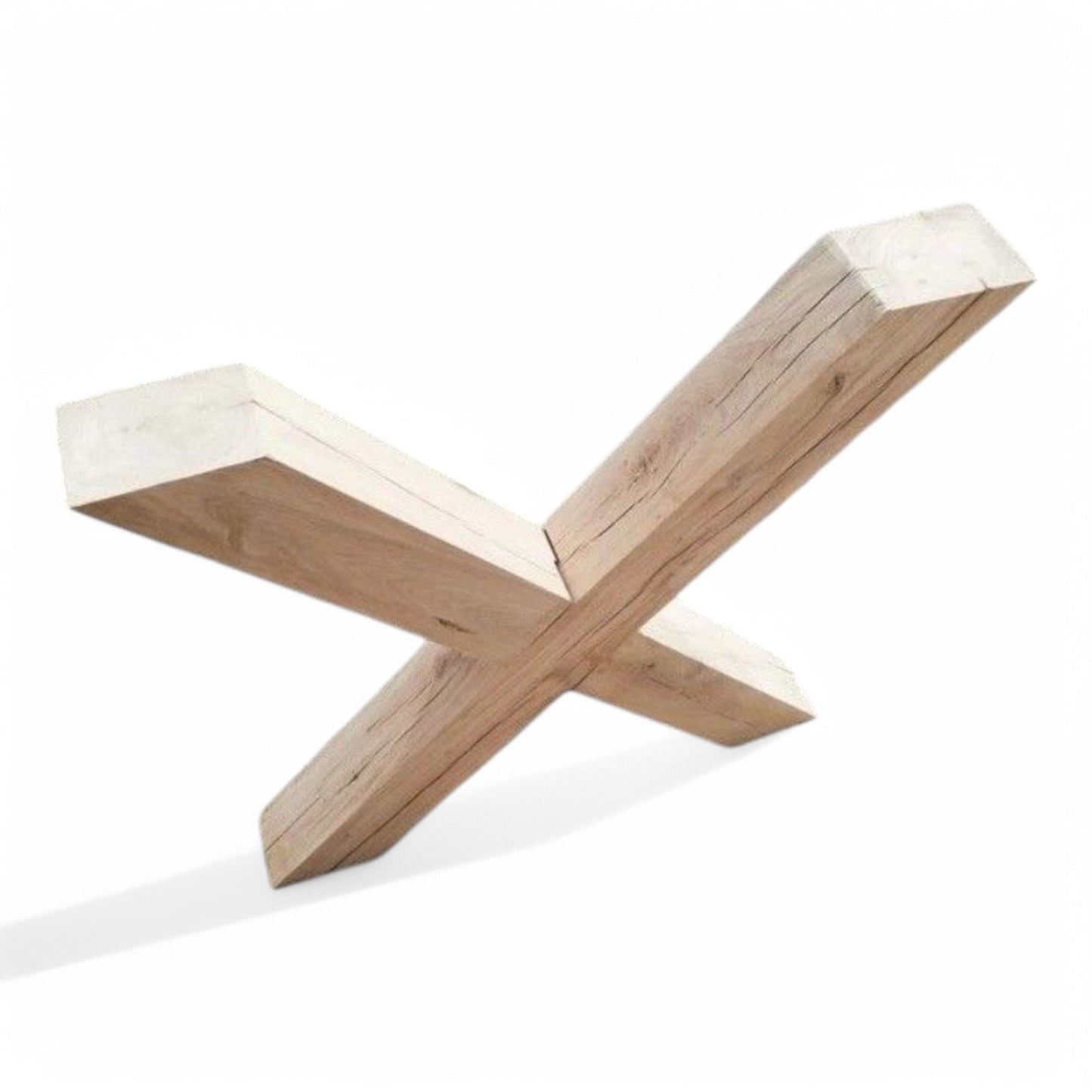 Handmade Wooden Table Legs X shape - 10x10cm