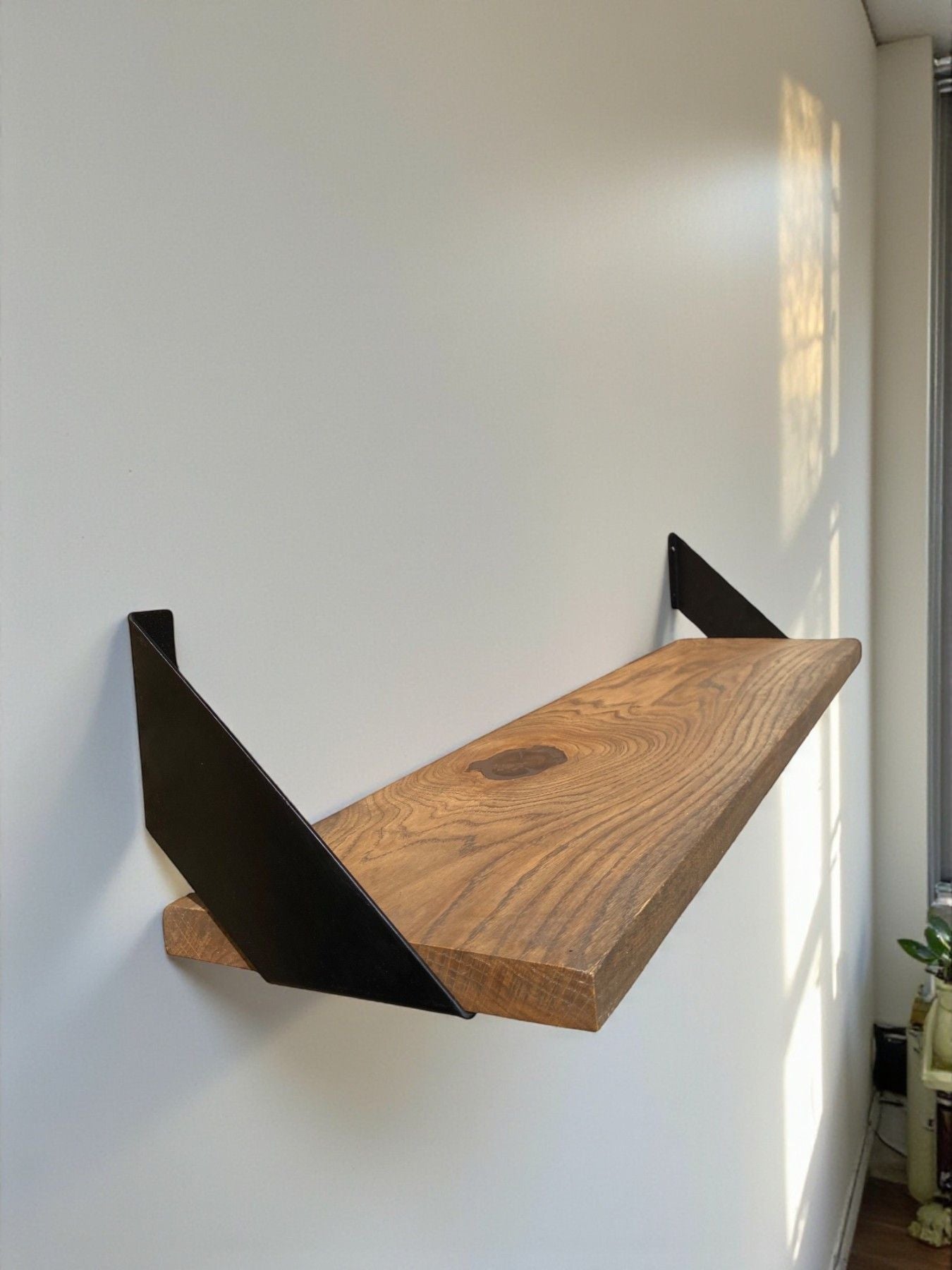Handmade Shelf Straight Edge Thickness 4cm - Oiled