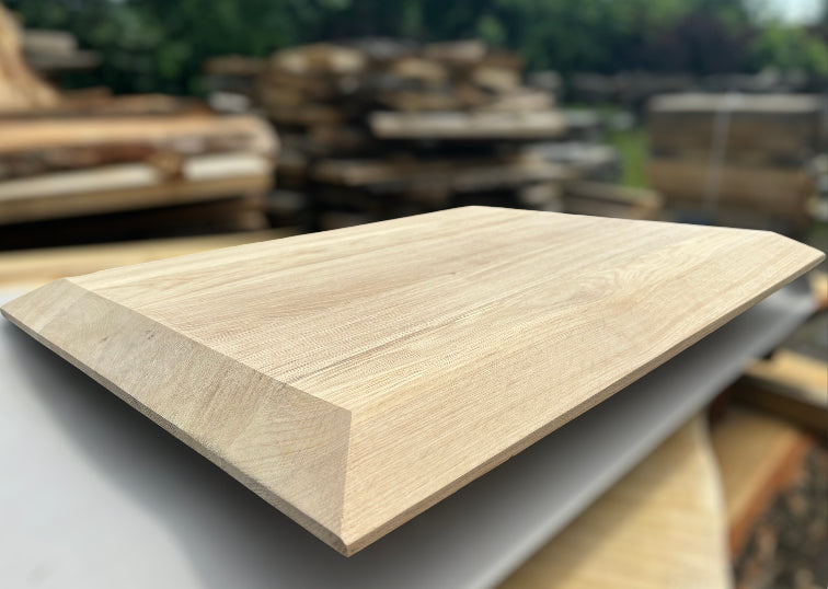 Handmade Oak Worktop - Inverted Swiss Edge