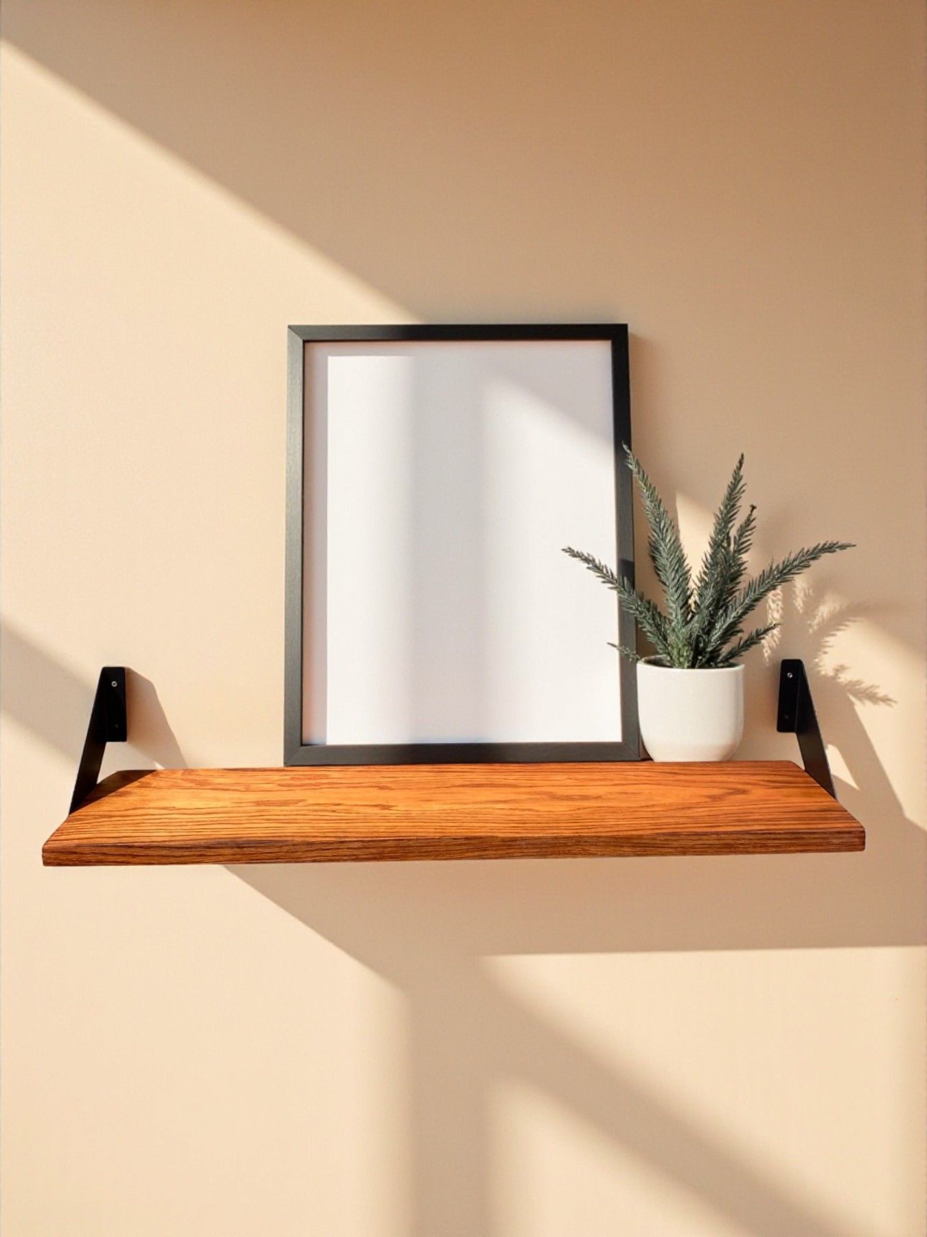 Handmade Shelf Straight Edge Thickness 4cm