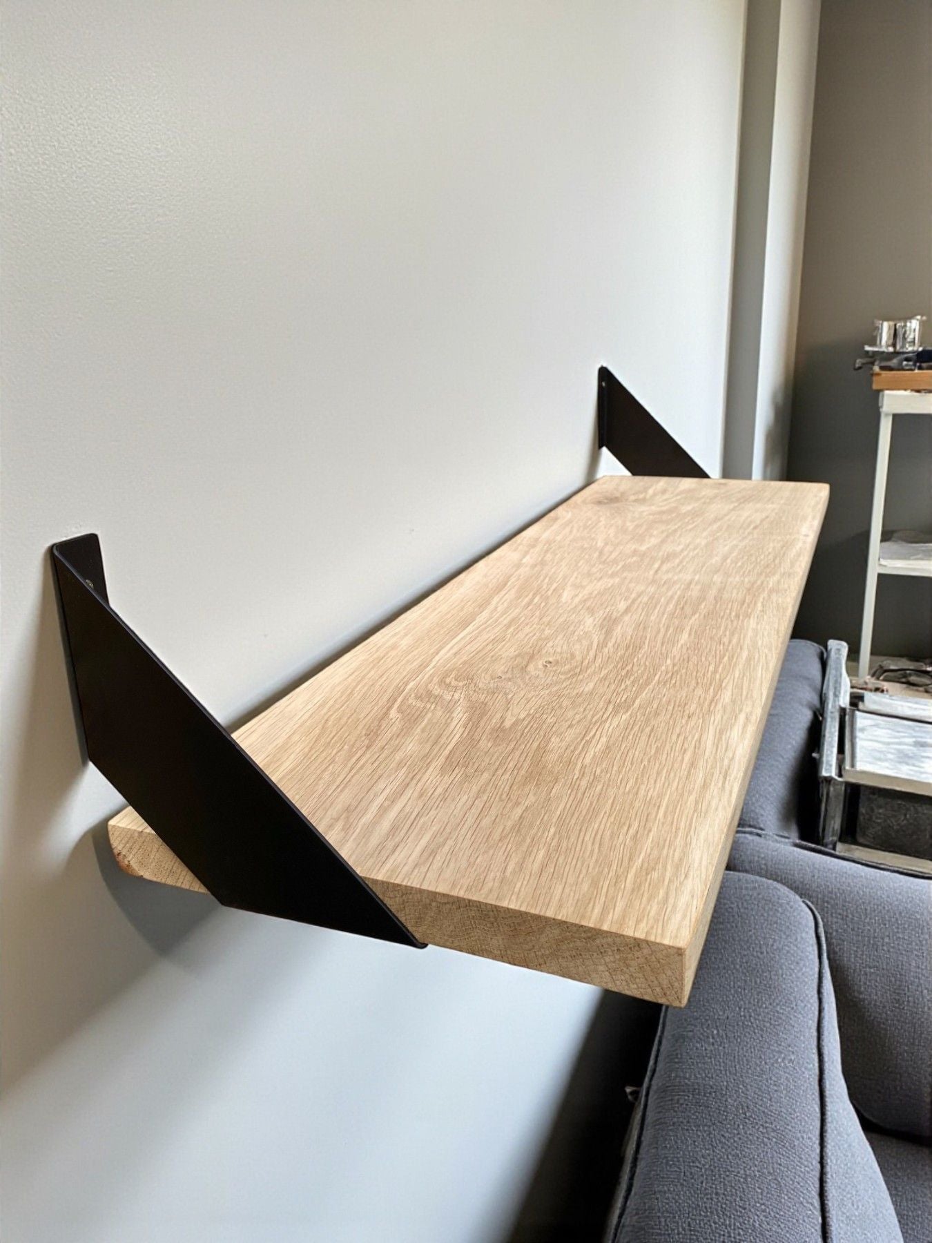 Handmade Shelf Straight Edge Thickness 4cm