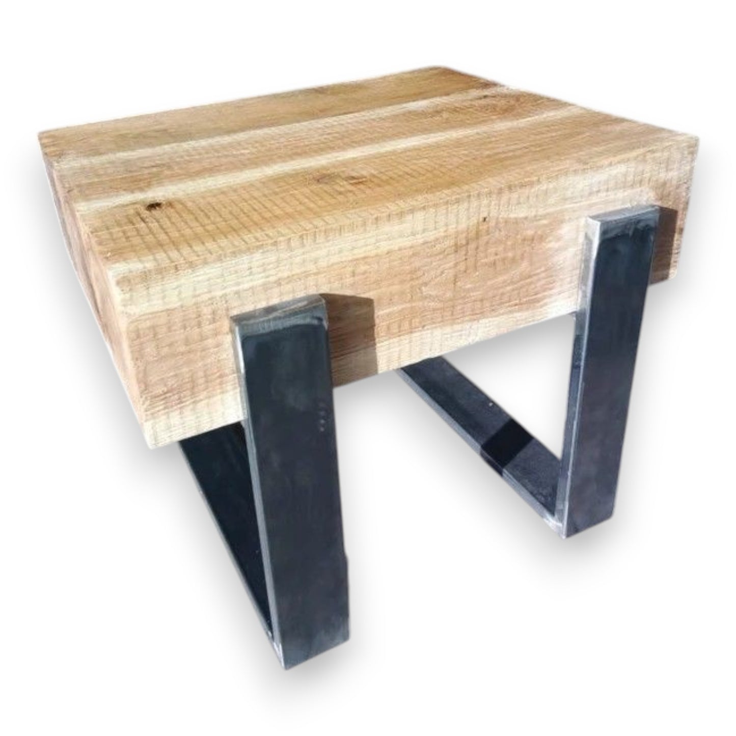 Handmade Oak TV Console - Triple Beam