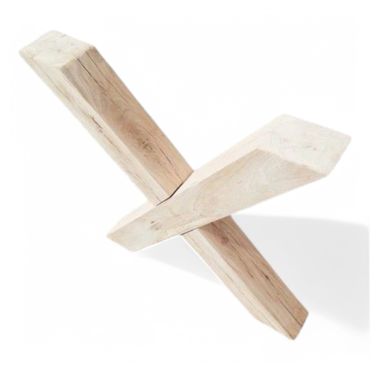 Handmade Wooden Table Legs X shape - 10x10cm