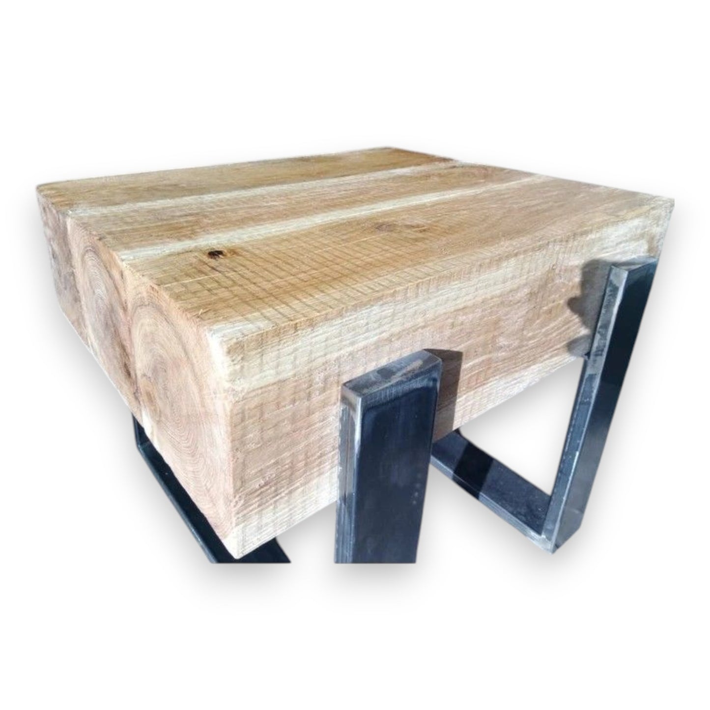 Handmade Oak TV Console - Triple Beam