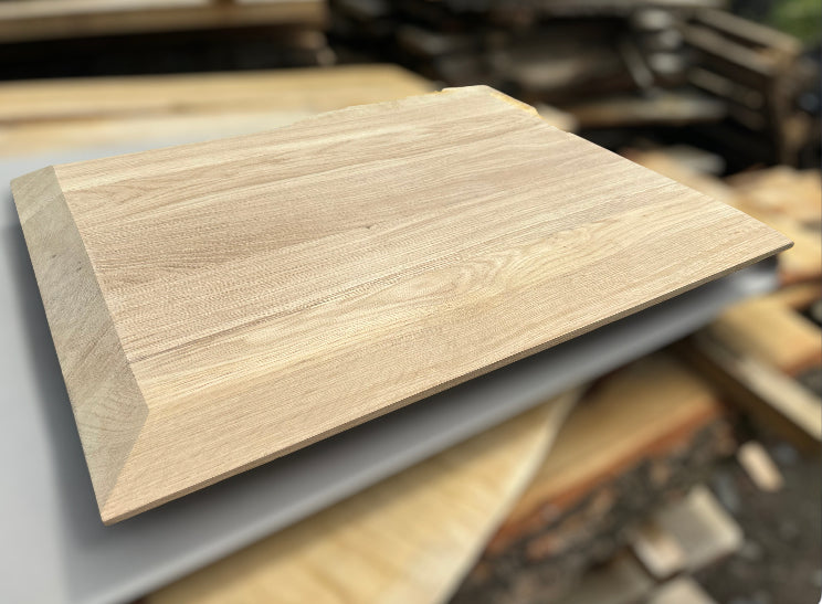 Handmade Oak Worktop - Inverted Swiss Edge