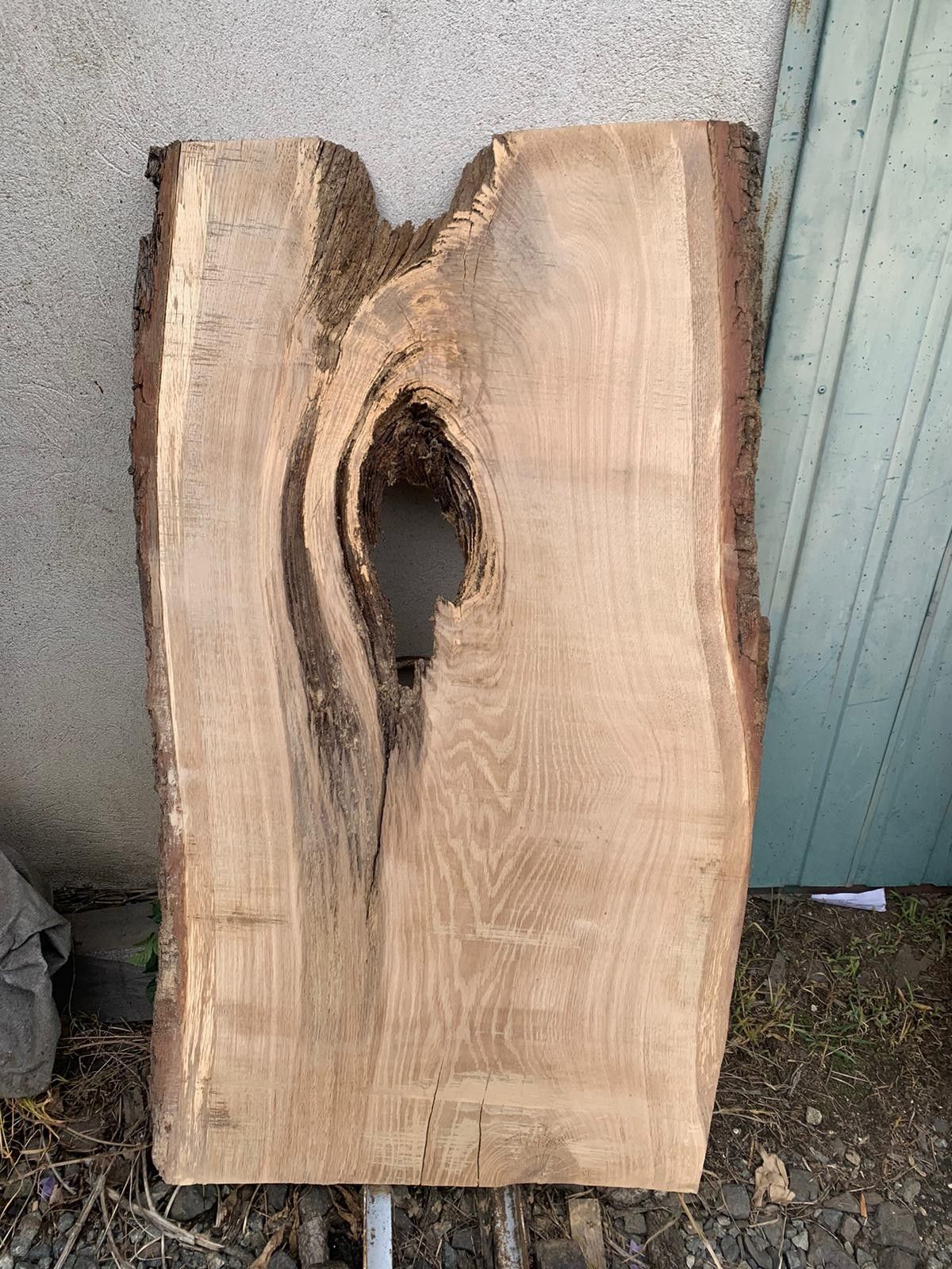 Monolit dębowy 120x60x4,5cm, idealny pod żywicę, przechowywany 5 lat, DIY