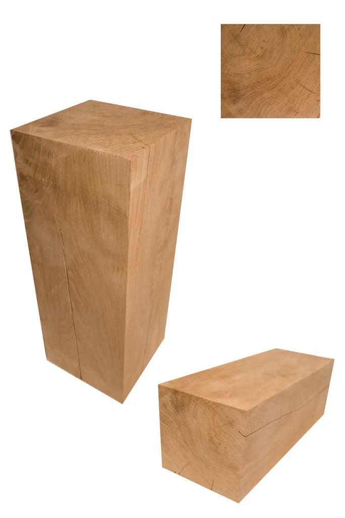 Handmade Wooden Oak Block - Natural - BloX©