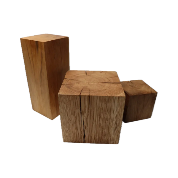 Handmade Wooden Oak Block - Natural - BloX©
