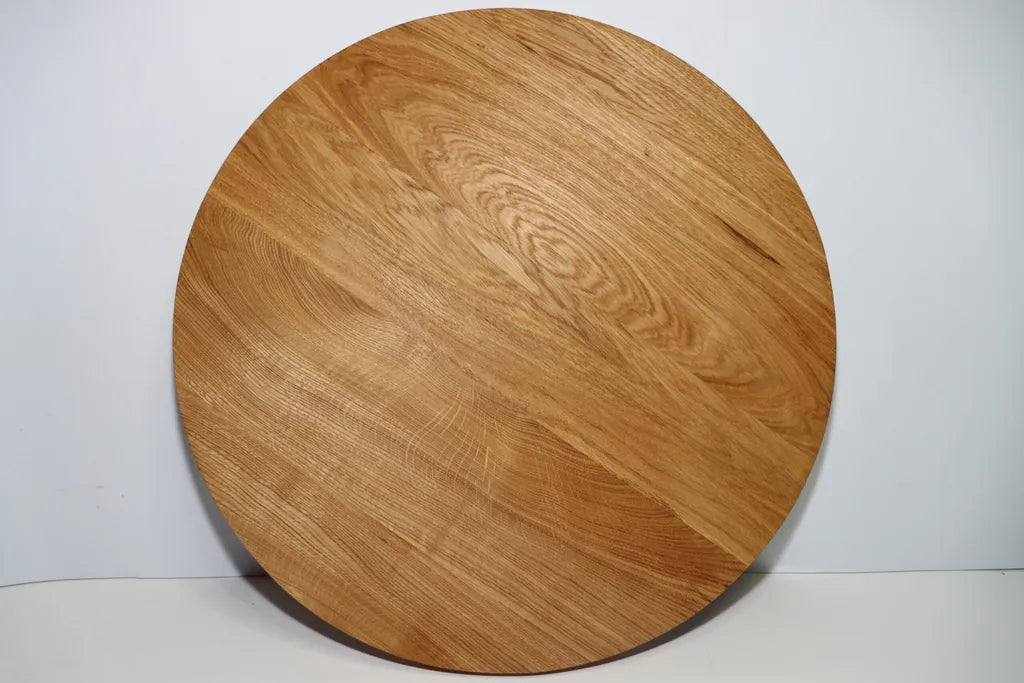 Handmade Oak Table Top - Round Shape