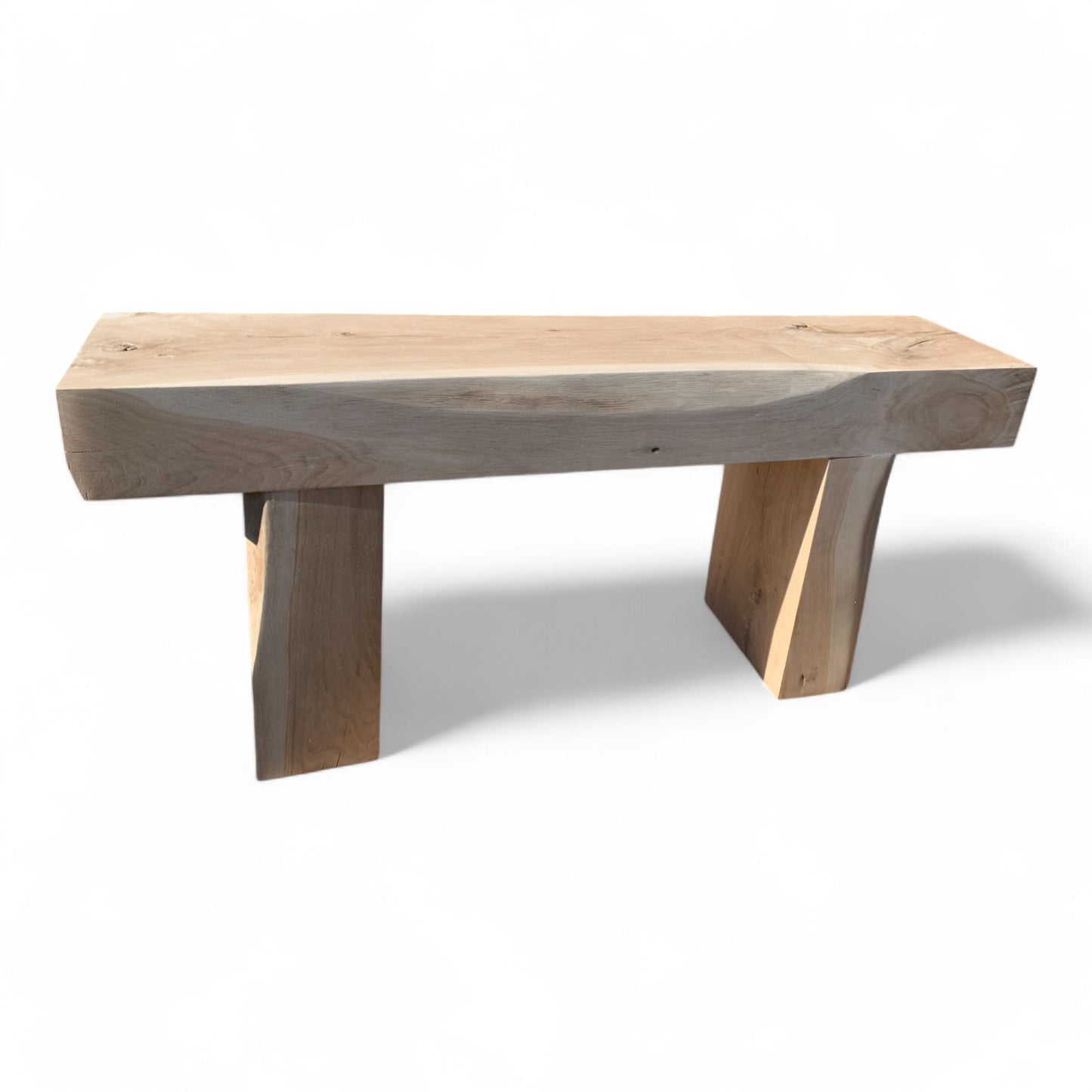 Handmade oak bench