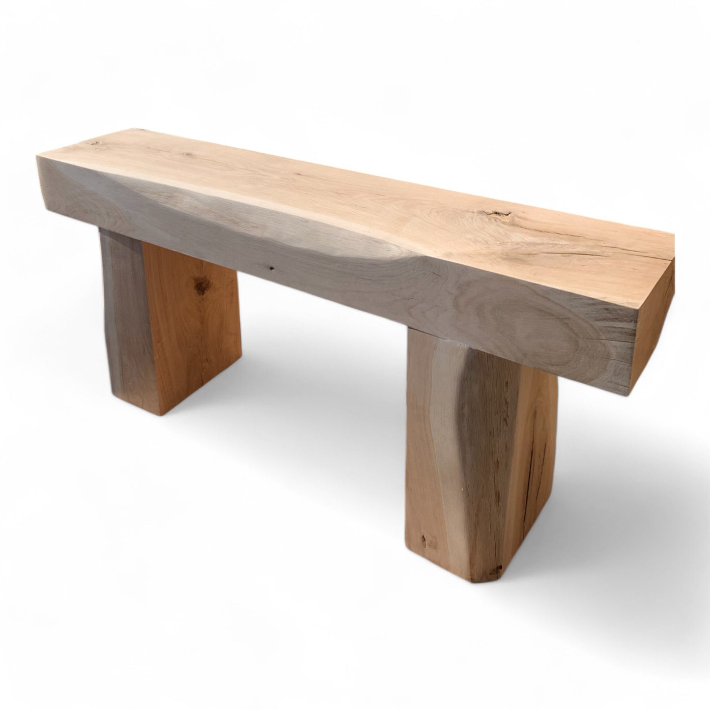 Handmade oak bench
