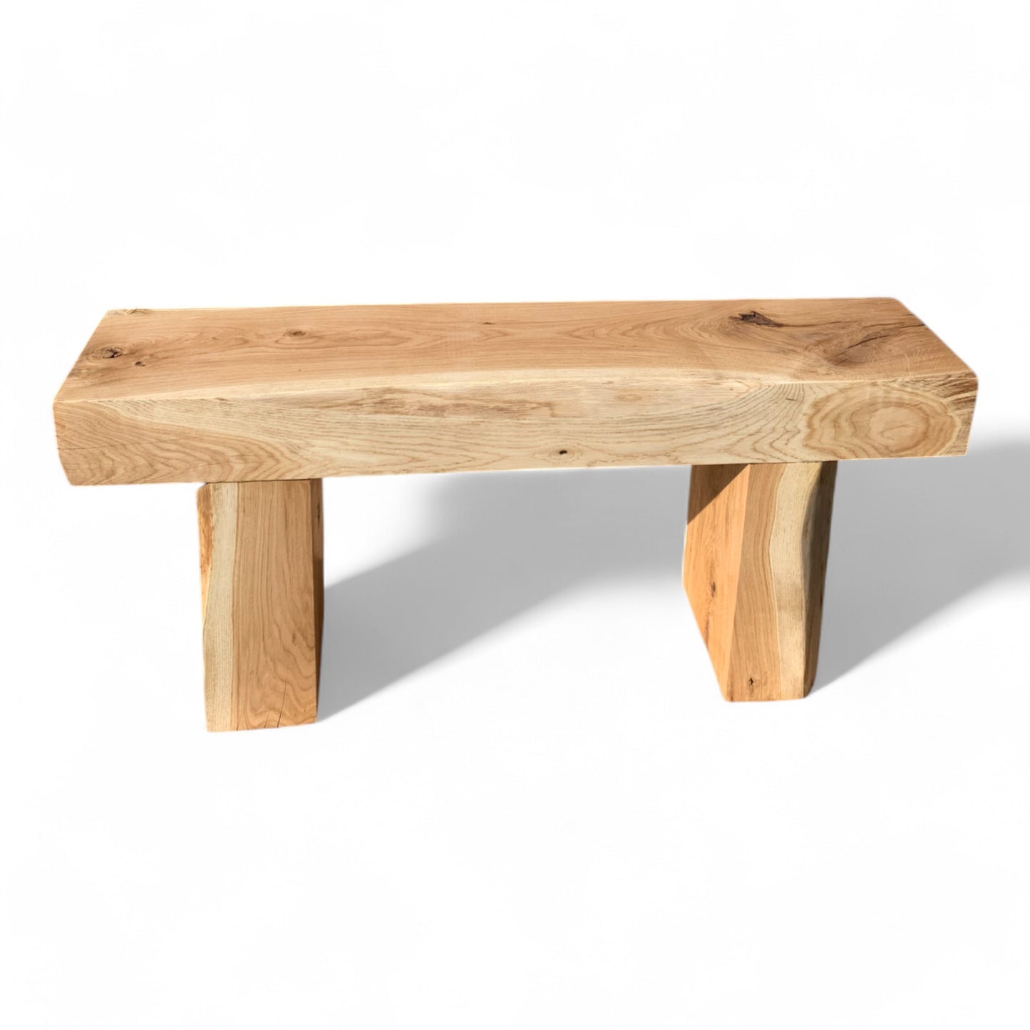 Handmade oak bench