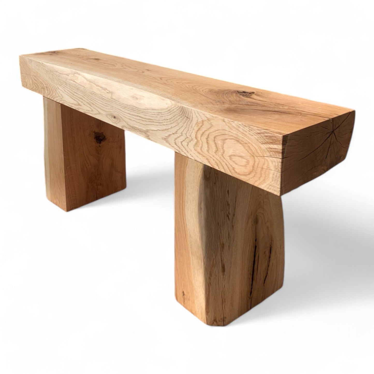 Handmade oak bench
