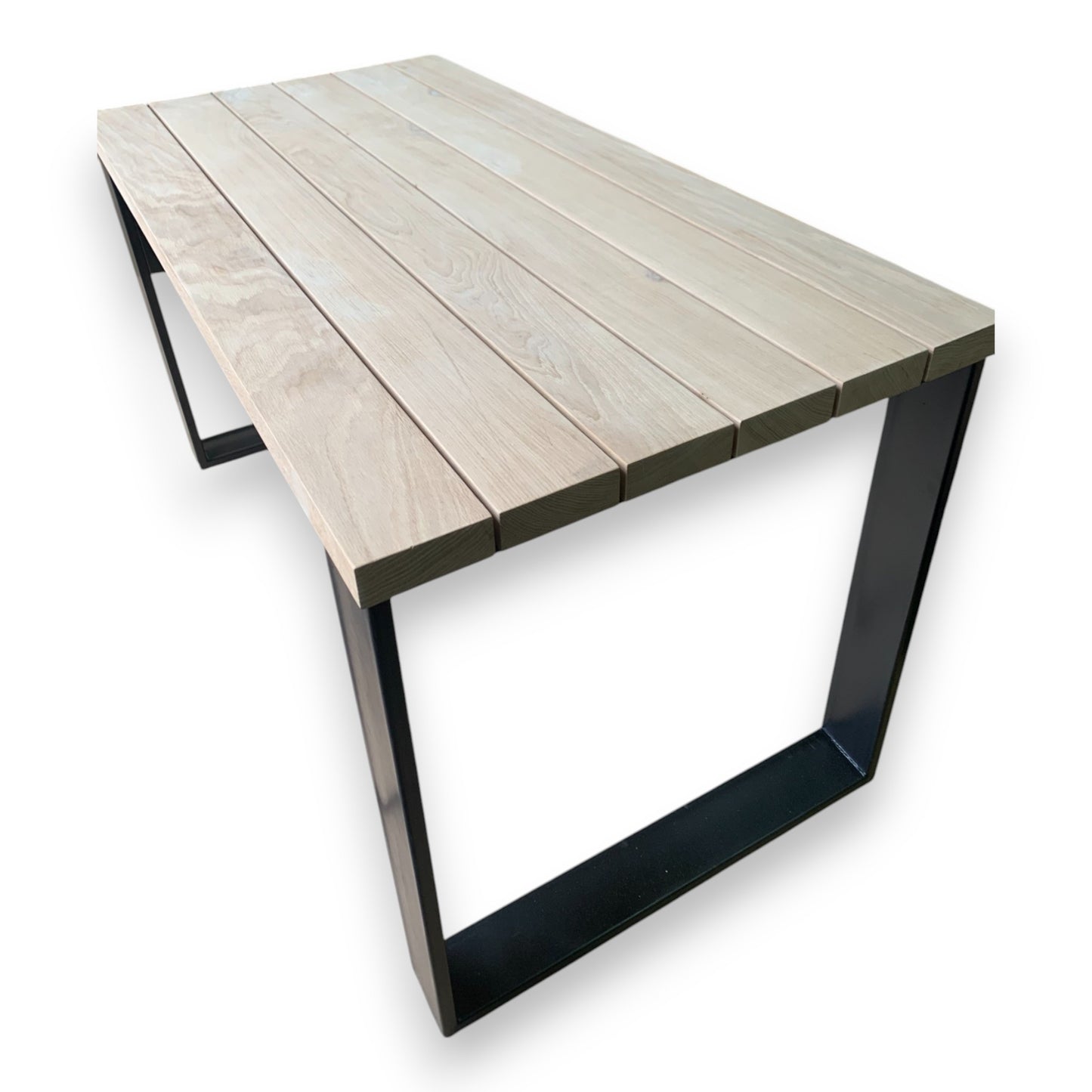 Handmade Desk - Tabletop Made of Solid Oak Planks