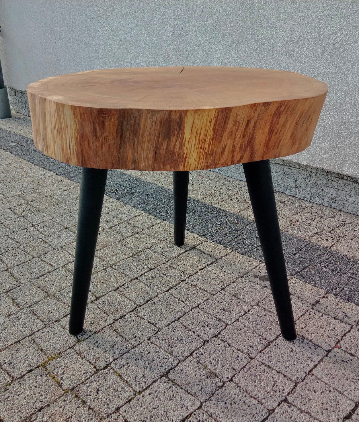 Handmade Oak Coffee Table - Natural Shape