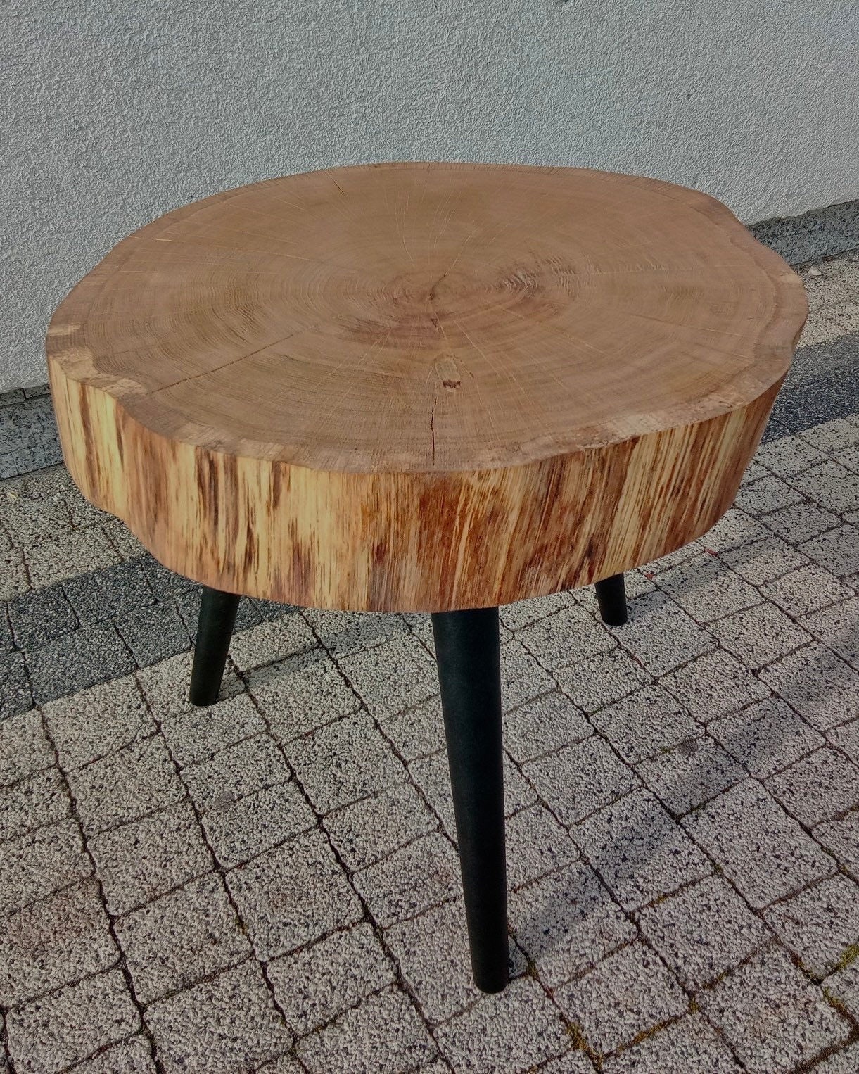 Handmade Oak Coffee Table - Natural Shape