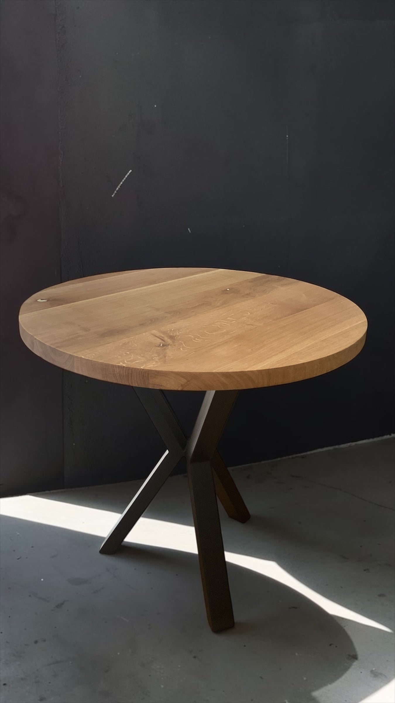 Handmade Oak Table Top - Round Shape