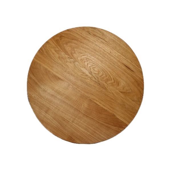 Handmade Oak Table Top - Round Shape