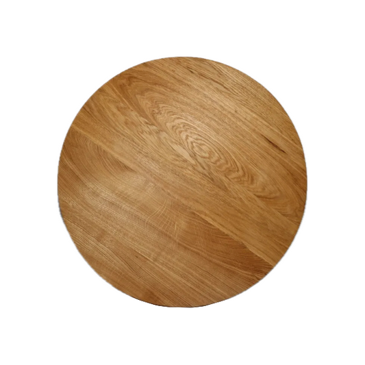 Handmade Oak Table Top - Round Shape