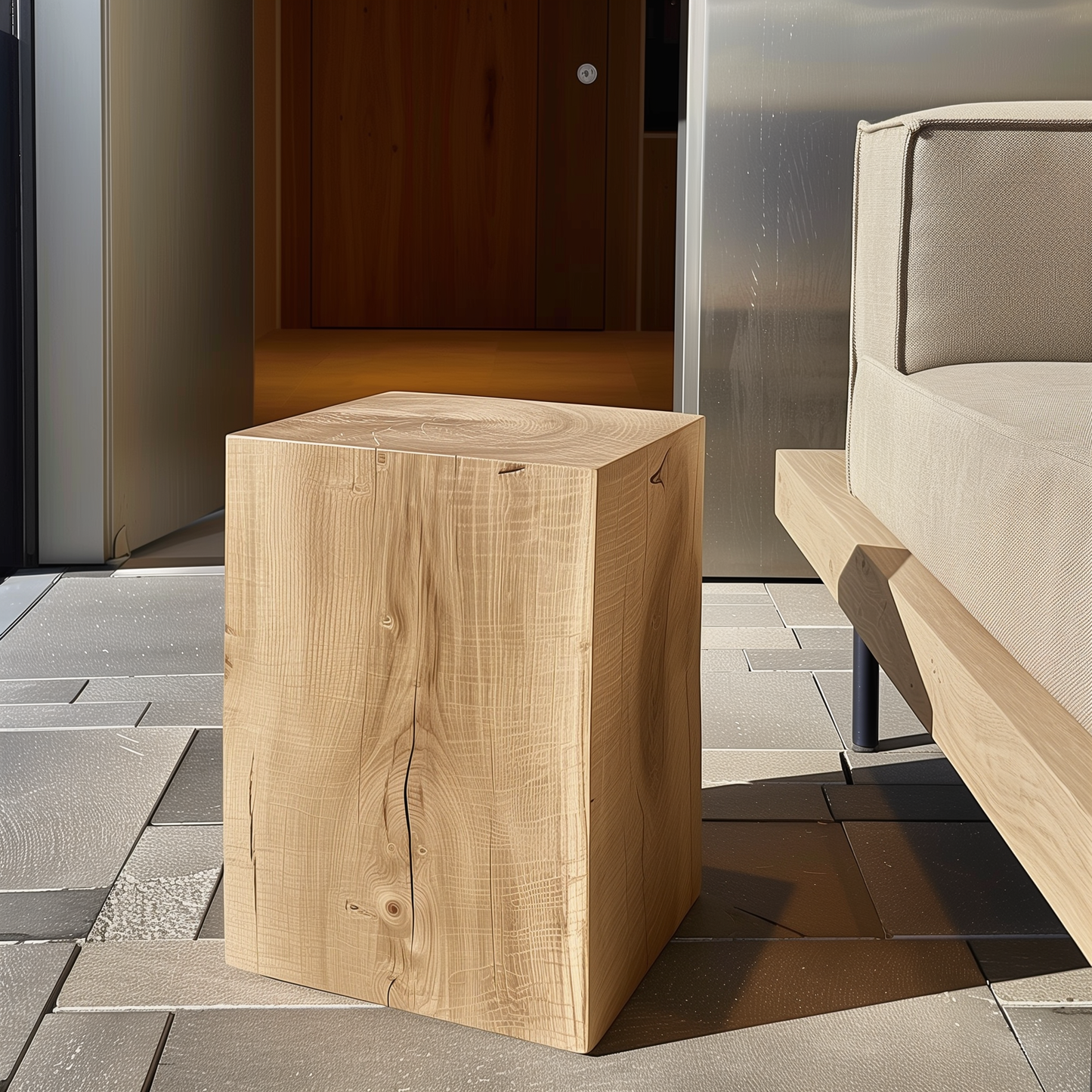 Handmade Wooden Oak Block - Natural - BloX©