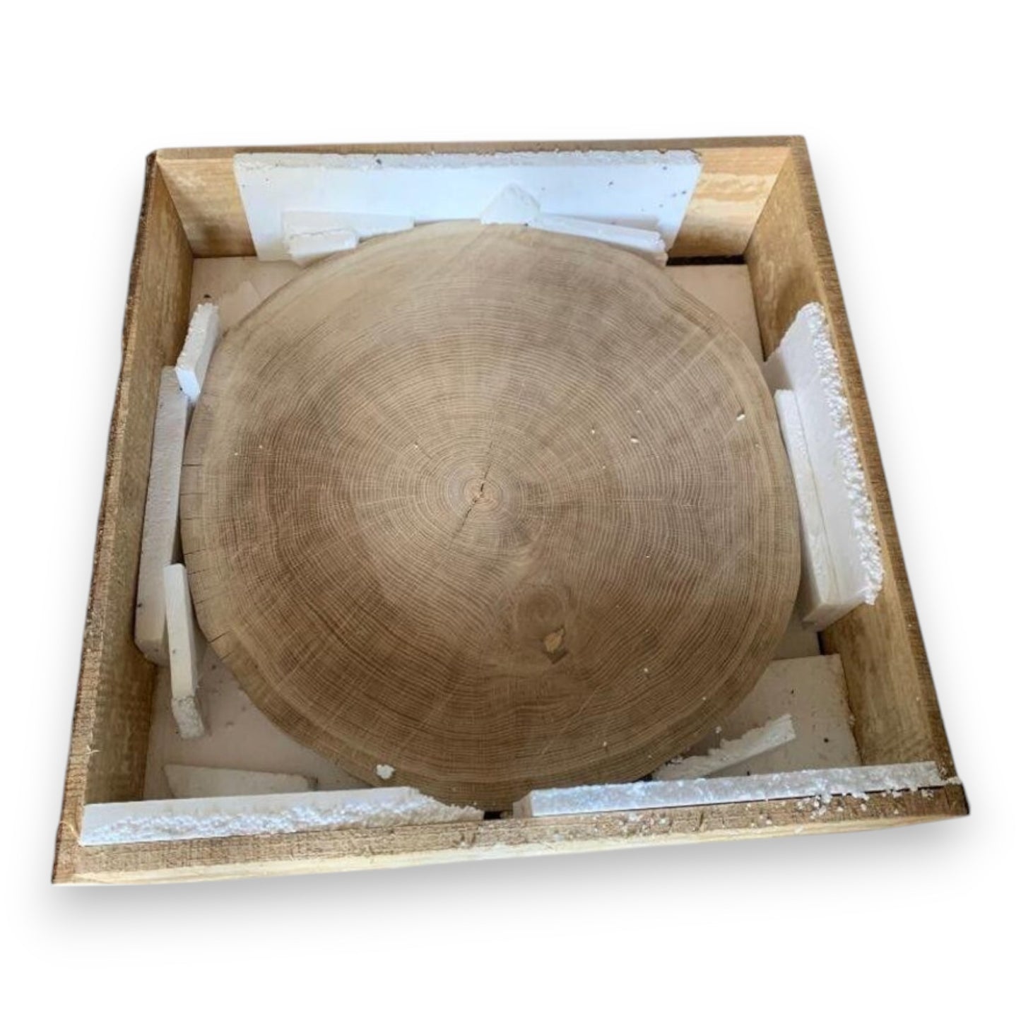 Handmade Solid Oak Slice - Sanded & Oiled