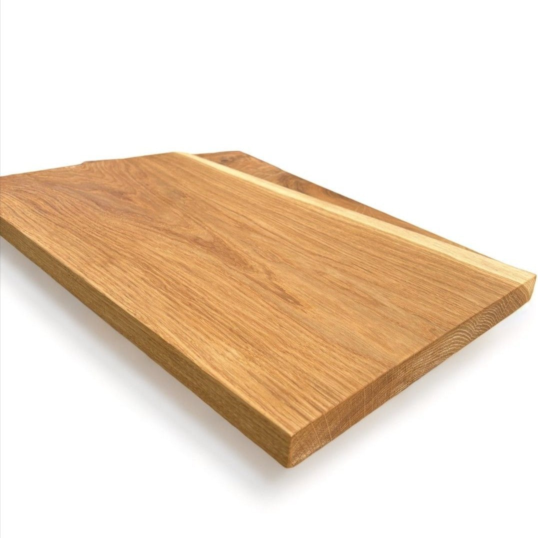 Handgefertigtes Regal mit gerader Kante, Dicke 4 cm – geölt