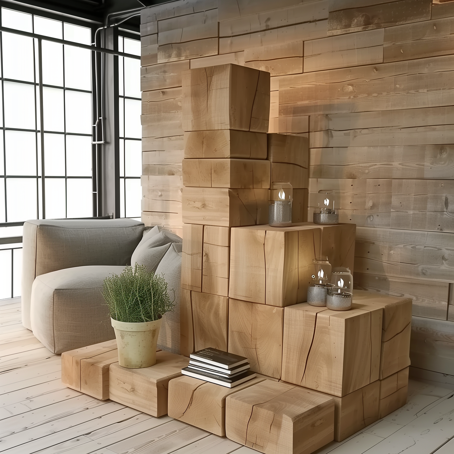 Handmade Wooden Oak Block - Natural - BloX©