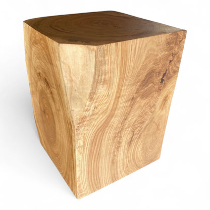 Handmade Wooden Oak Block Decor - Large