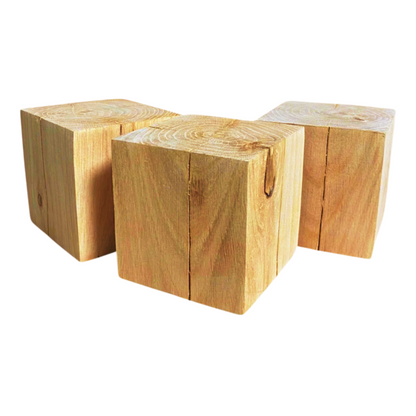 Handmade Oak Cubes Set - Oiled