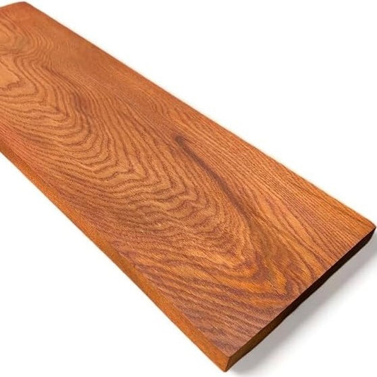 Handmade Shelf Straight Edge Thickness 2.5cm - Oiled in Tik