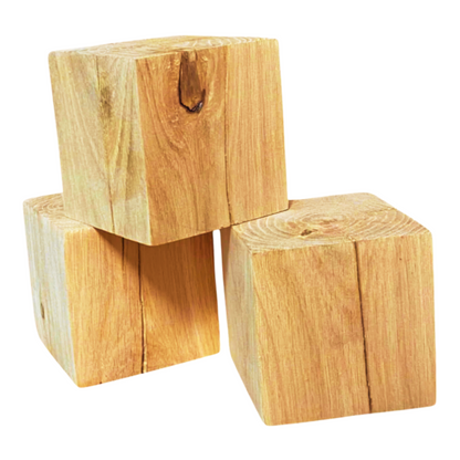 Handmade Oak Cubes Set - Oiled