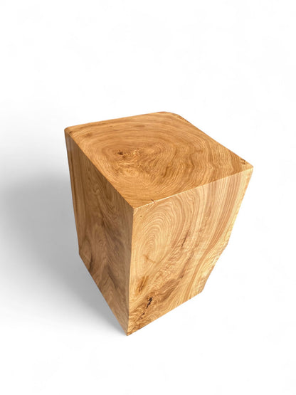 Handmade Wooden Oak Block Decor - Large