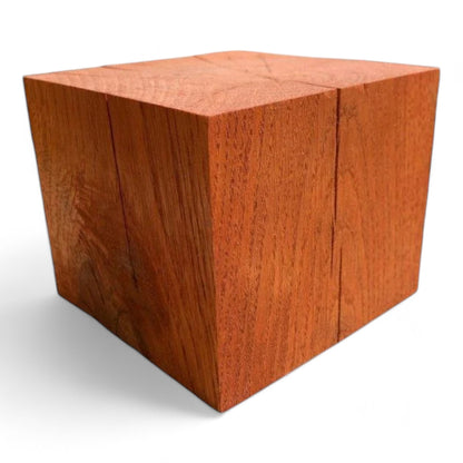 Handmade Wooden Oak Block Decor - Small