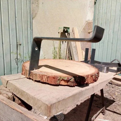 Ręcznie wykonany stalowy wspornik półki – kształt S