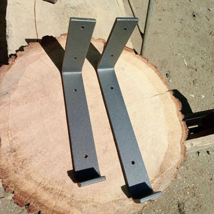 Handmade Steel Shelf Bracket - Shape LL