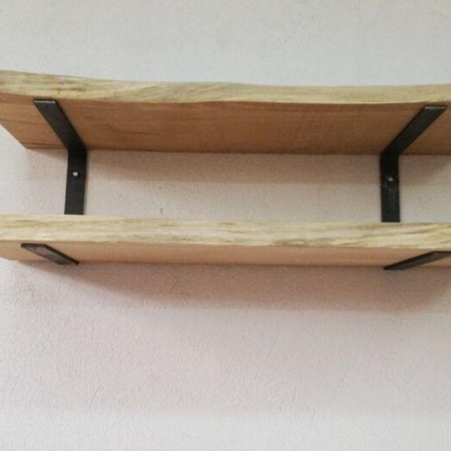 Handmade Steel Shelf Bracket - Shape 2xL
