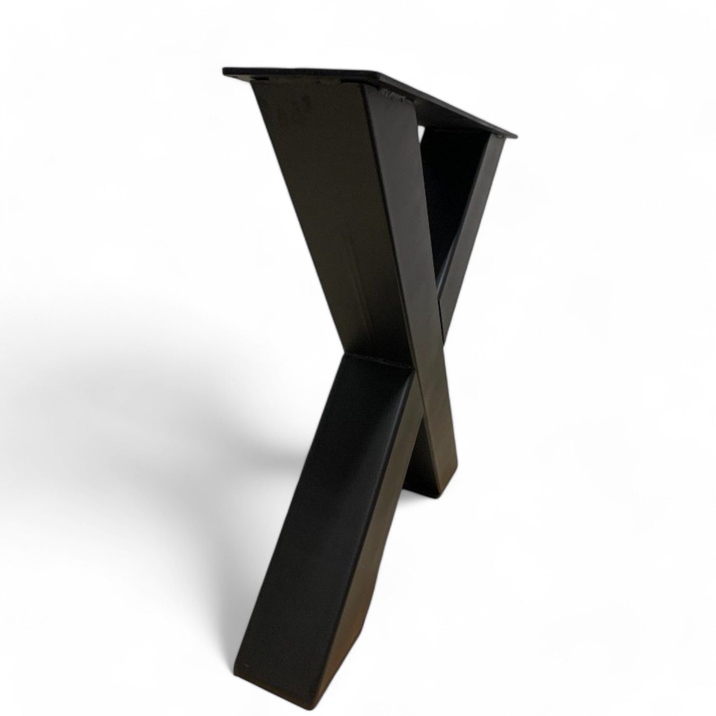 Handmade Steel Leg Profile 12x12cm - X Shape