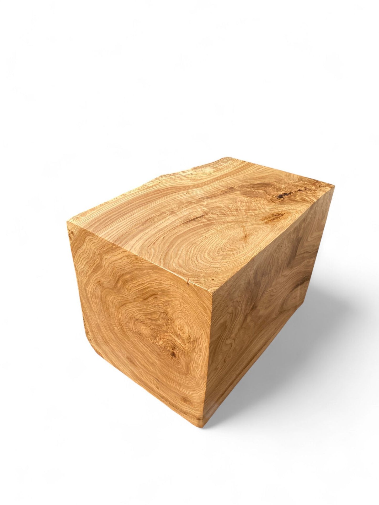 Rukou vyrobený dřevěný dubový blok dekor - velký 