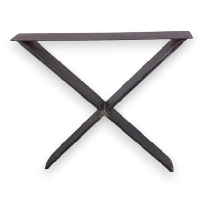 Rukou vyrobený profil z oceli 10x2 cm - X tvar 