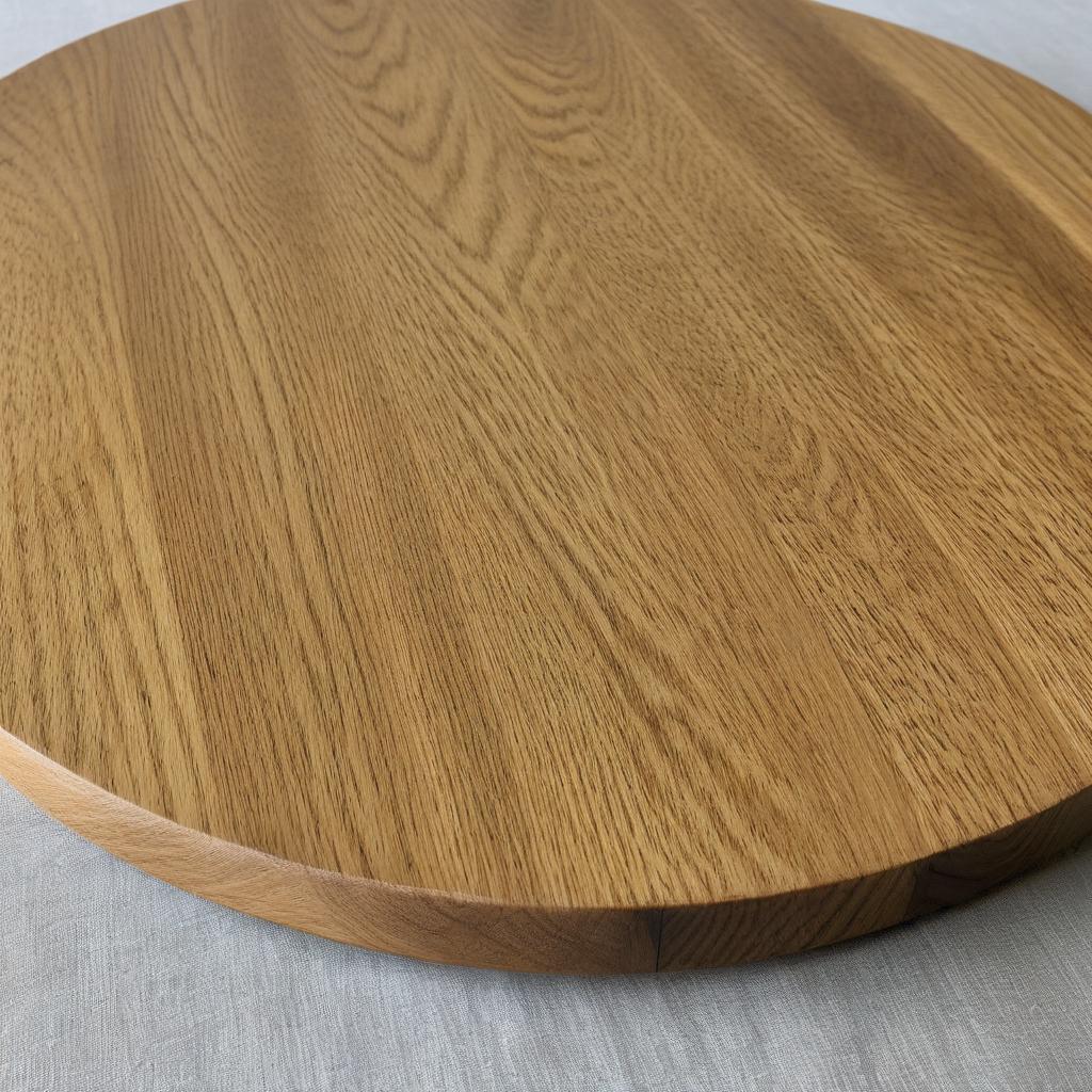 Handmade Oak Table Top - Round Shape