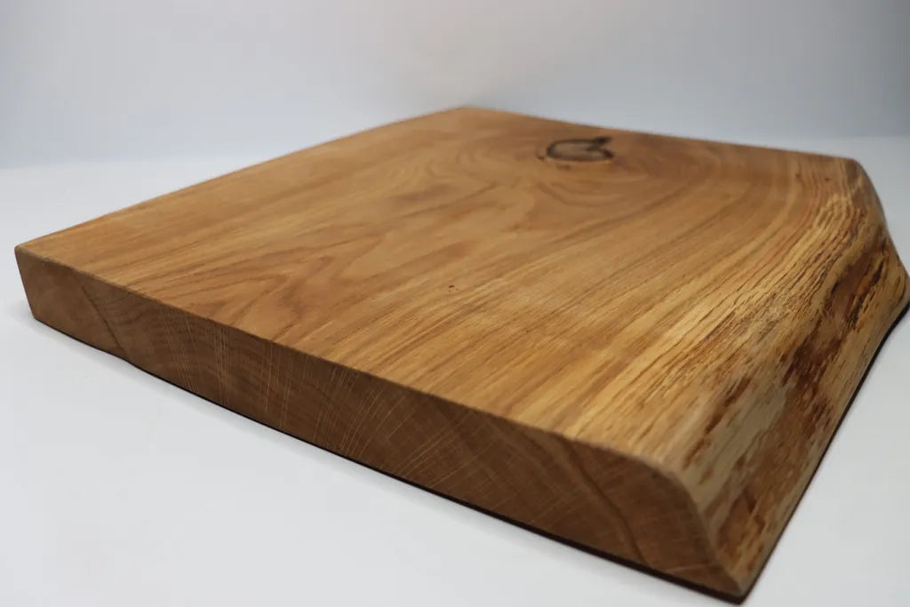 Handmade Oak Cutting Board - Natural Edge